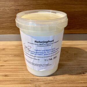 Joghurt Natur 1 Becher 500g